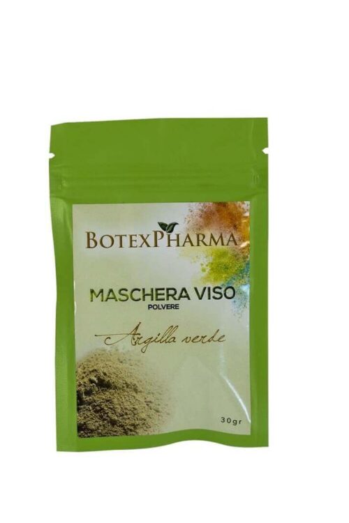 Mască naturală cu pudră de argilă verde, BotexPharma, 24gr