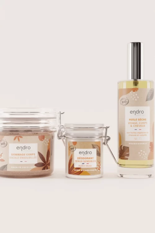 Set Îngrijirea corpului cu parfum de Monoï, Endro Cosmétiques